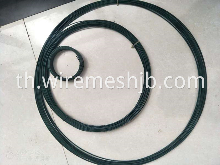 Green PVC Coated Wire